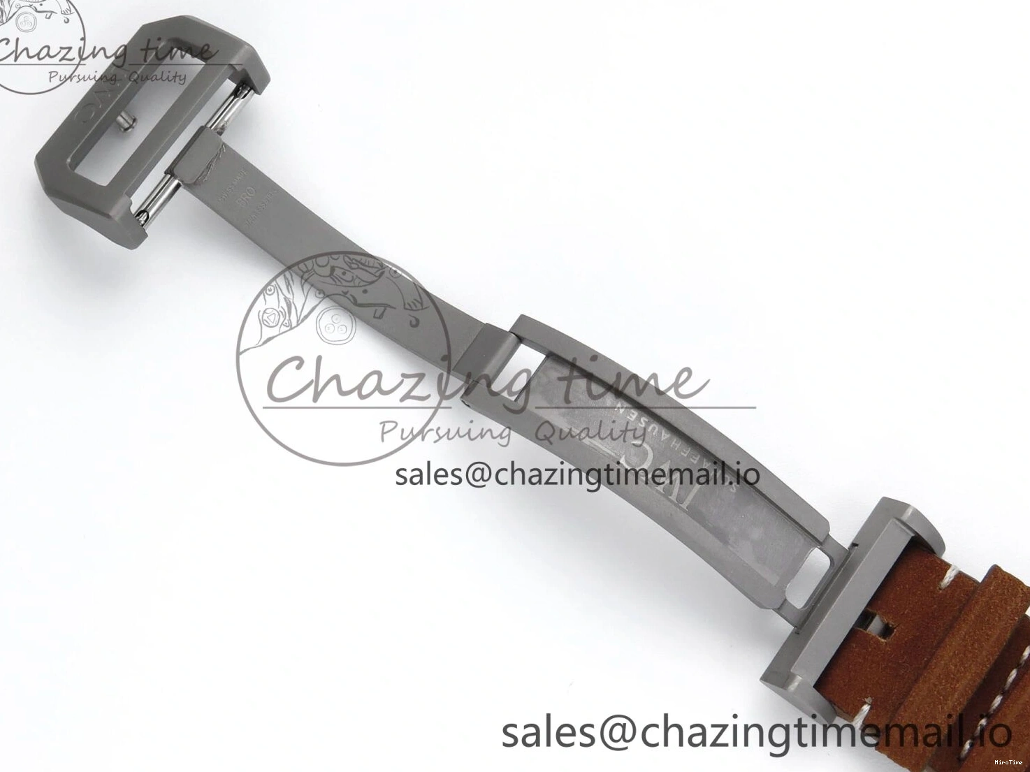 MIROTIME 0415 Big Pilot IW329701 M+F 1:1 Best Edition Black Dial on Brown Leather Strap MY RelaxedFit 7005